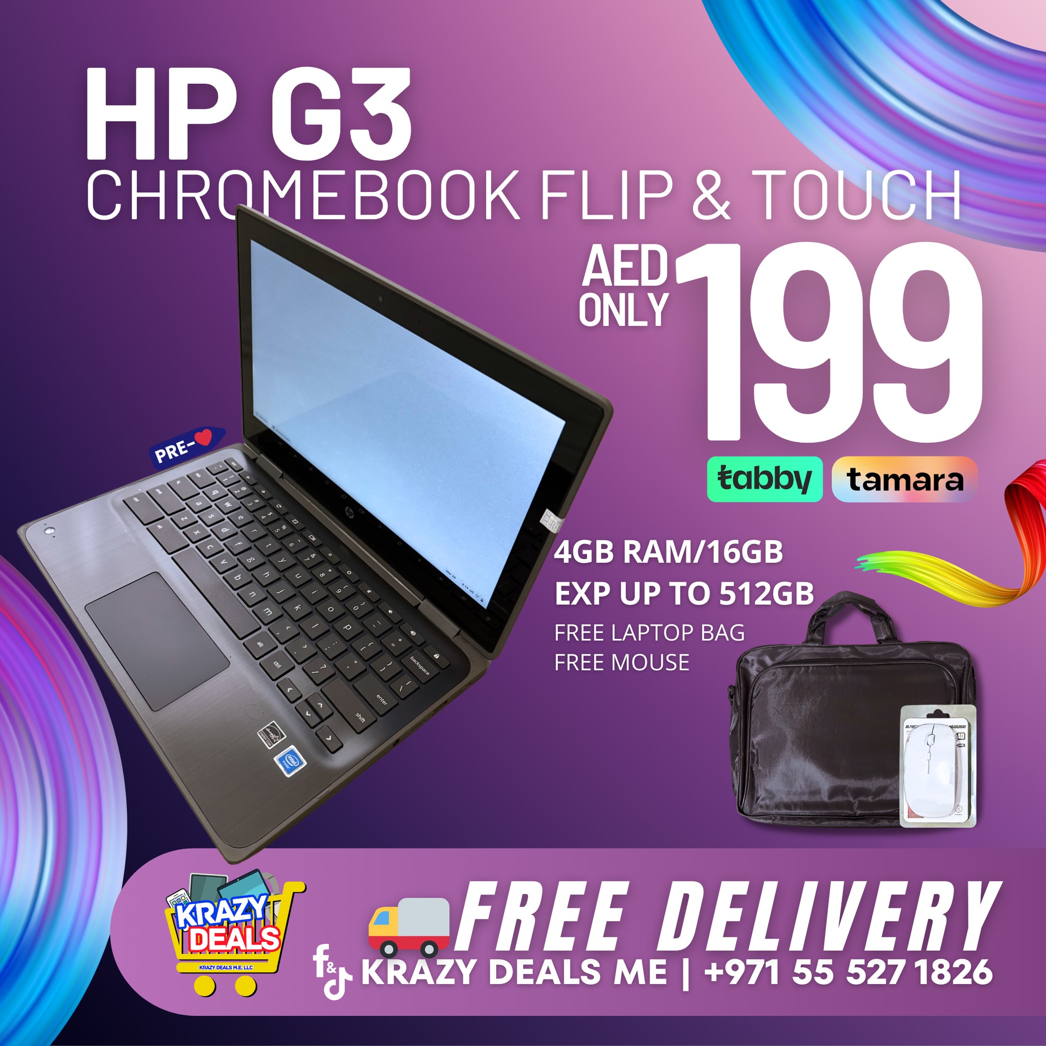 HP G3 CHROMEBOOK BUNDLE + FREEBIES