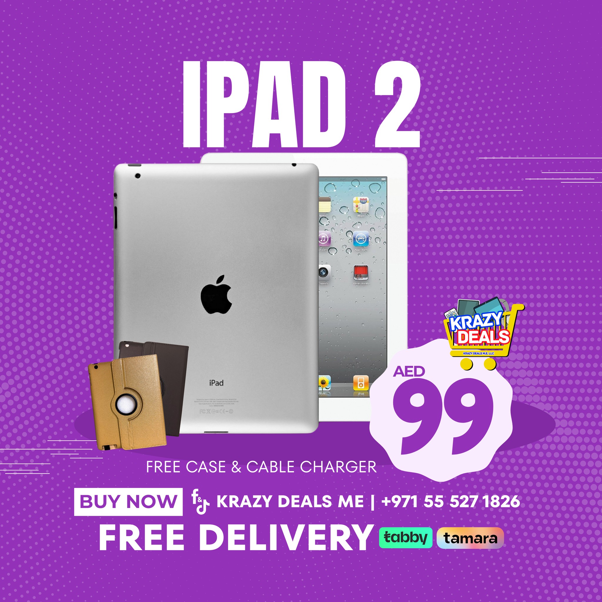 iPAD 2 + FREE CASE